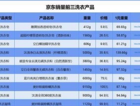 洗衣机清洗价钱表格的使用及优势（了解洗衣机清洗价钱表格的重要性）