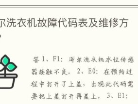 海尔BCD一216SC冰箱F1故障原因解析与维修方法详解（海尔BCD一216SC冰箱F1故障原因分析及维修技巧）