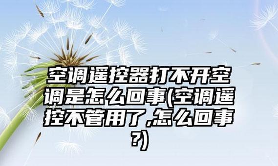 约克空调开关无反应原因分析及解决方法（解决约克空调开关不运行的常见问题与技巧）  第1张